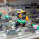 Contractors with Cyber Ninjas, the firm contracted by the Arizona State Senate to conduct an audit of the 2020 election results, examining ballots from the 2020 general election at Veterans Memorial Coliseum in Phoenix, Arizona, in May 2021.